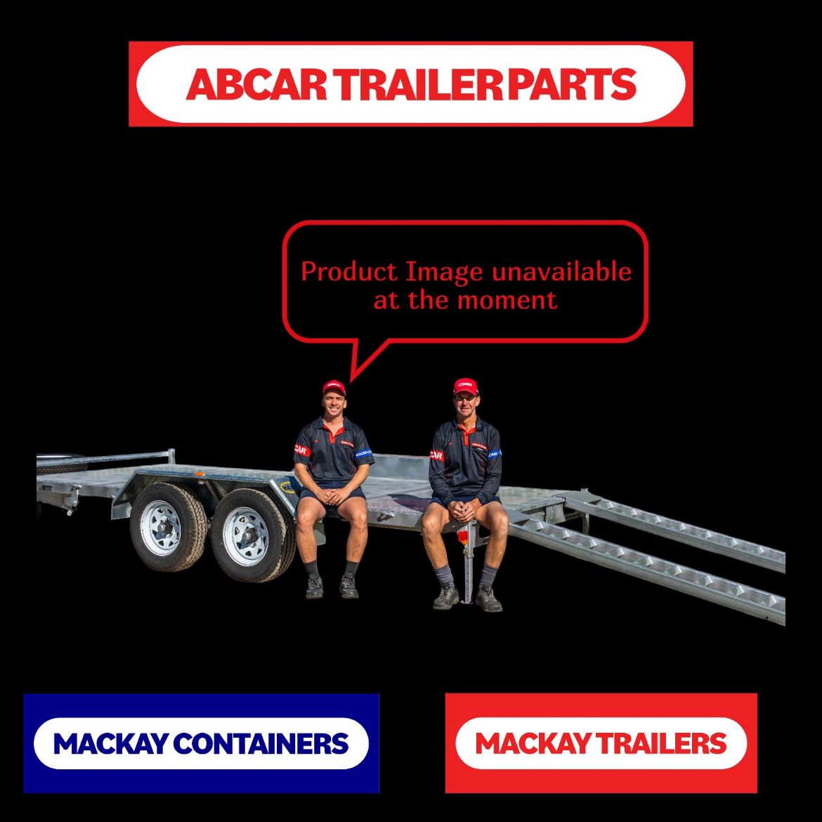 Picture of 4880x1950 S3500 Gal Tandem Axle Car Trailer Electric Brake ATM 3500kg