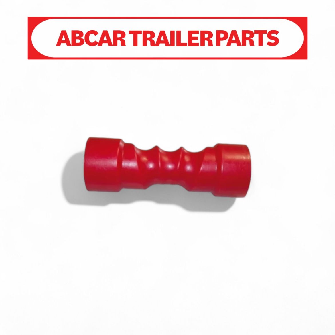 Picture of Keel Roller Red Poly Soft 8" 200mm Self Centre - 17mm Bore (Suitable - Fibreglass)