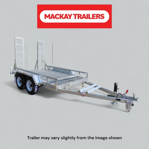 Picture of 10x6 S3500 Gal Tandem Axle Plant Electric Brake Trailer ATM 3500kg
Package Includes:  8" Jockey Wheel, Spare Wheel Bracket, Spare Wheel