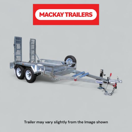 Picture of 10x5 S3500 Gal Tandem Axle Plant Electric Brake Trailer ATM 3500kg
Package Includes:  8" Jockey Wheel, Spare Wheel Bracket, Spare Wheel