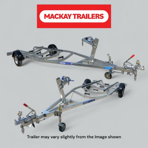 Picture of 5.2m Oceanic  Boat Trailer ATM 1450kg
13” wheels, keel rollers, brakes, long skids 100x50 frame