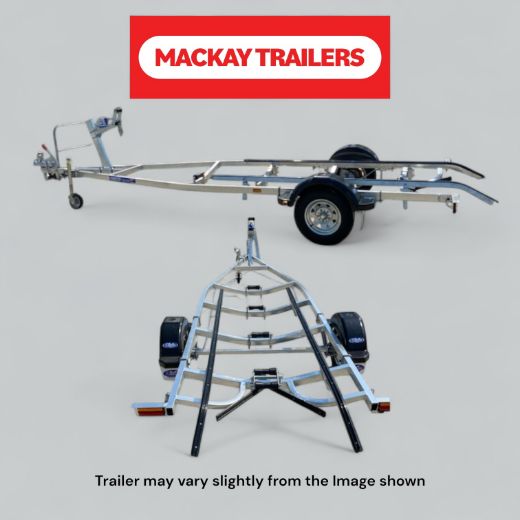 Picture of 5.2m Oceanic  Boat Trailer ATM 1450kg
13” wheels, keel rollers, brakes, long skids 100x50 frame