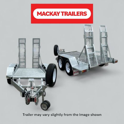 Picture of 10x4 S3500 Gal Tandem Axle Scissor Lift Electric Brake Trailer ATM 3500kg
Package Includes:  8" Jockey Wheel, Spare Wheel Bracket, Spare Wheel